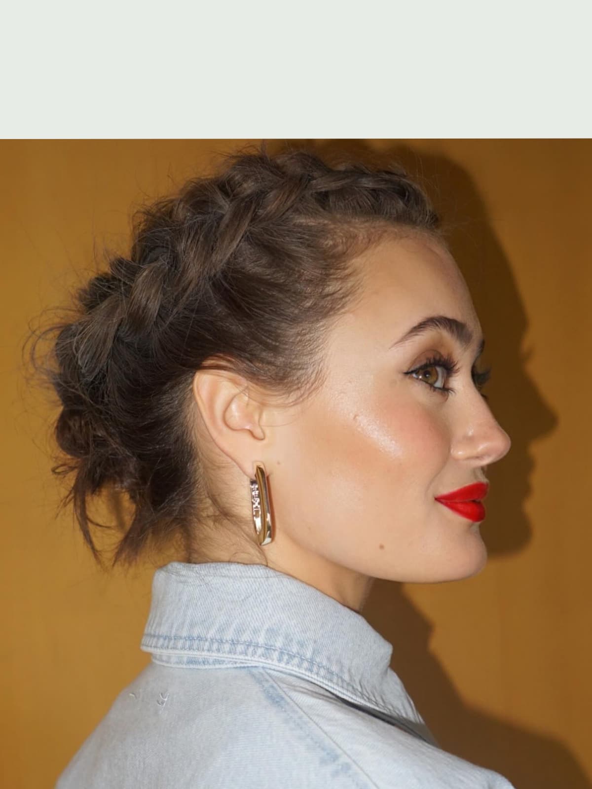 Ella Purnell side portrait