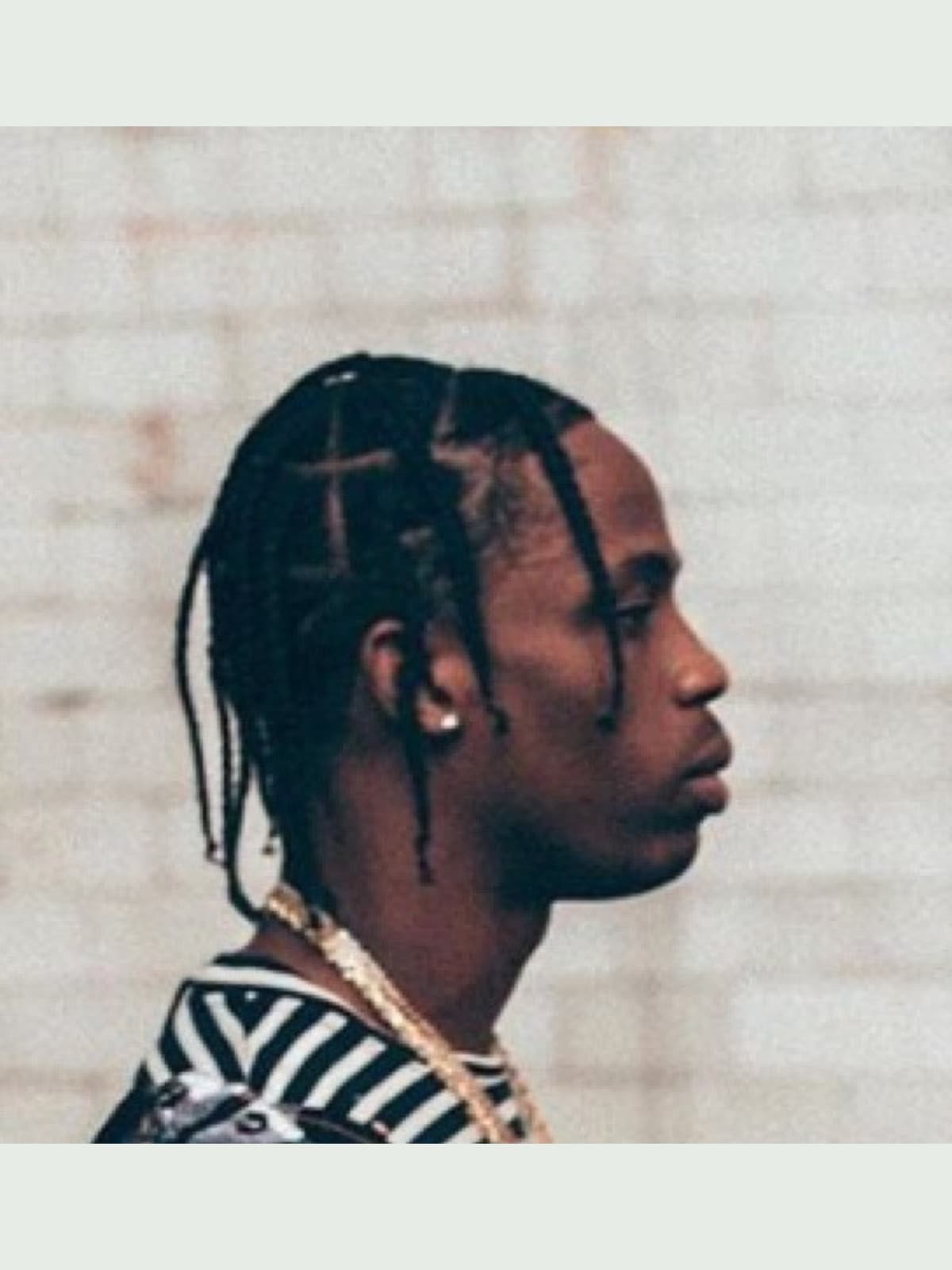Travis Scott side portrait
