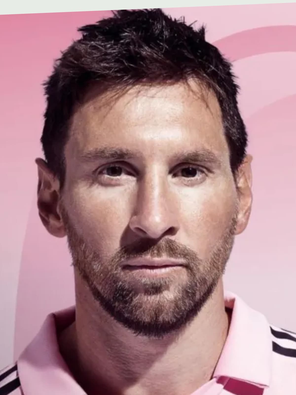 Lionel Messi front portrait