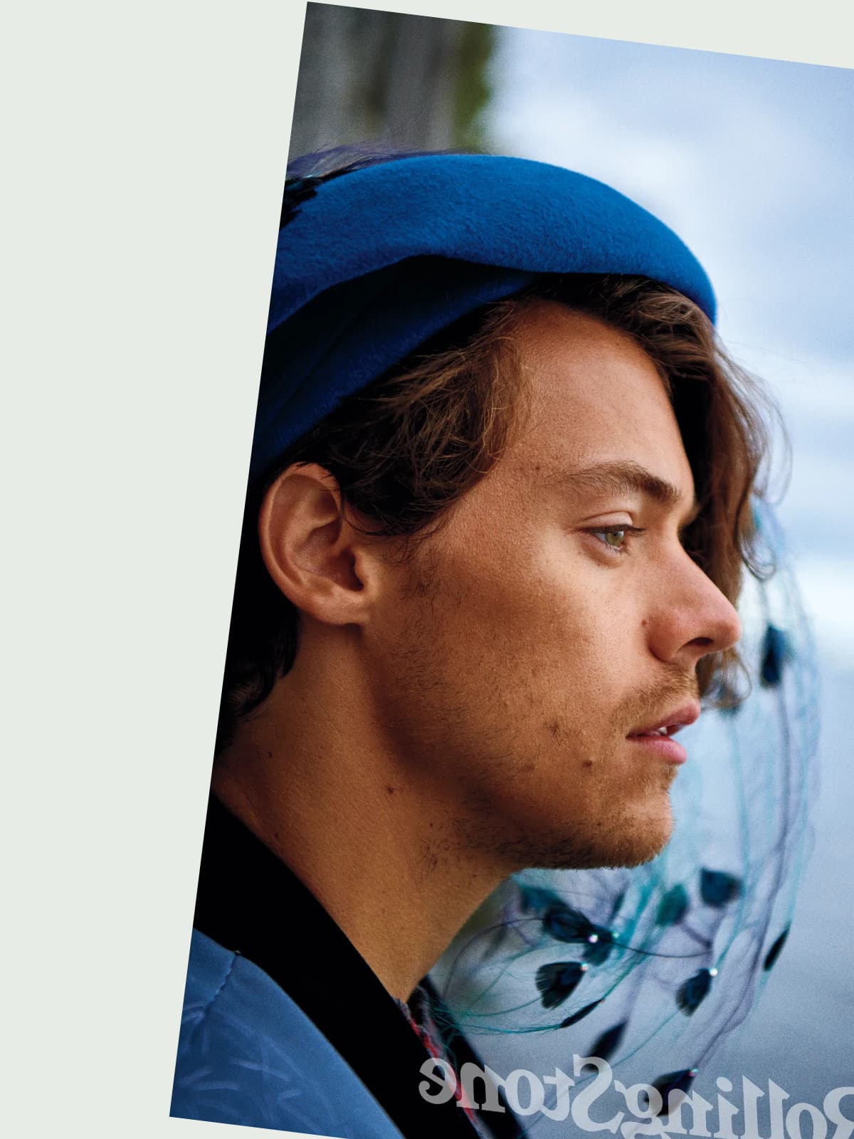 Harry Styles side portrait