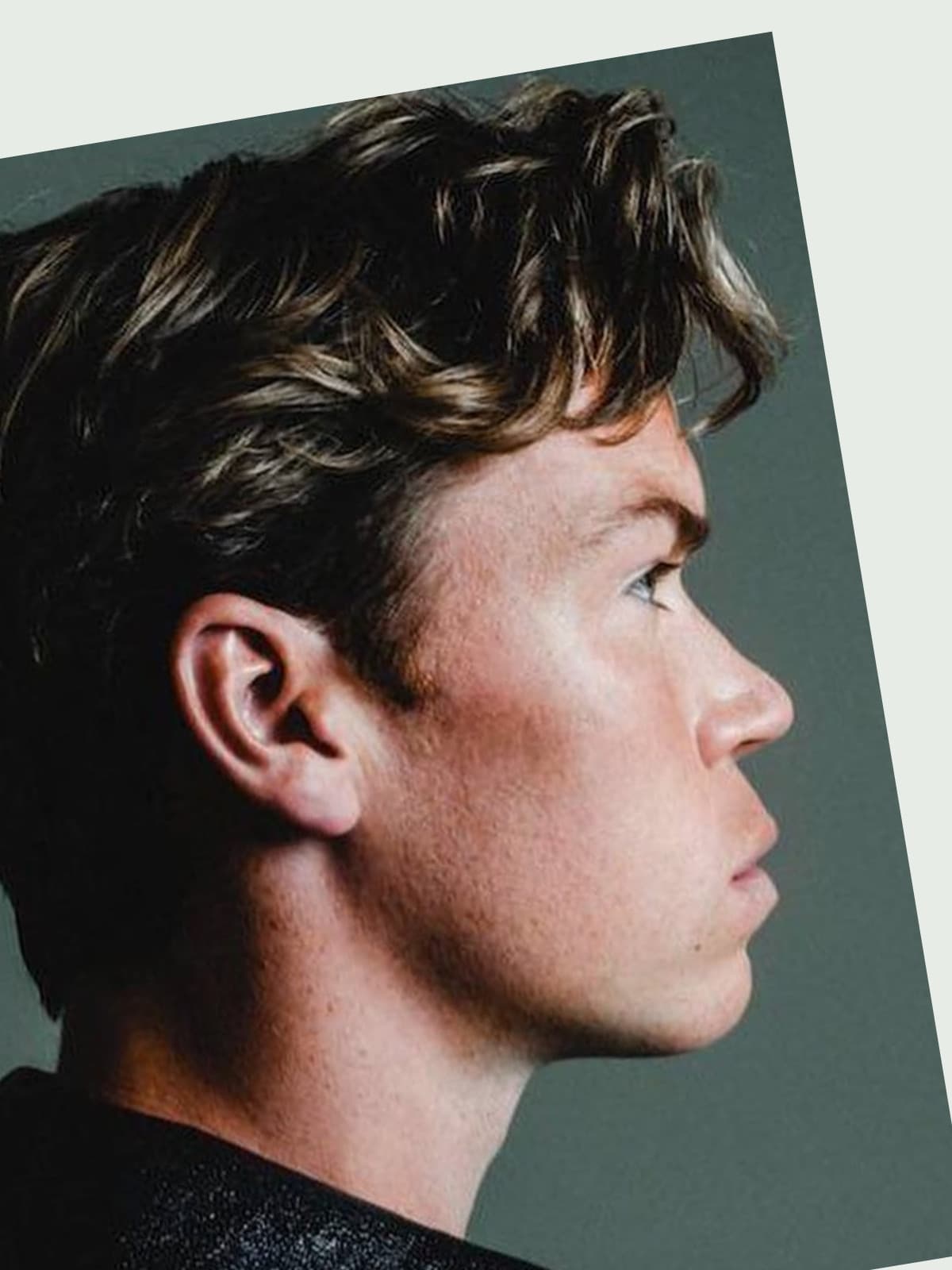 Will Poulter side portrait