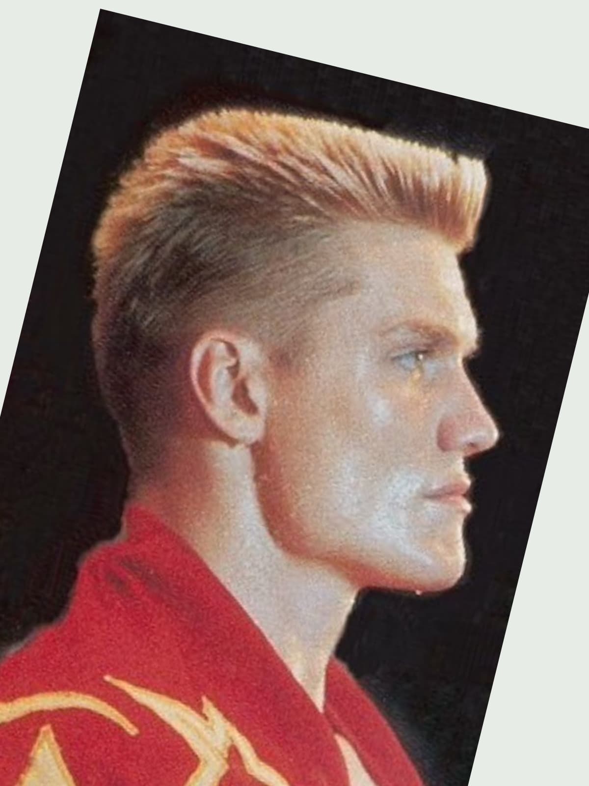 Dolph Lundgren side portrait