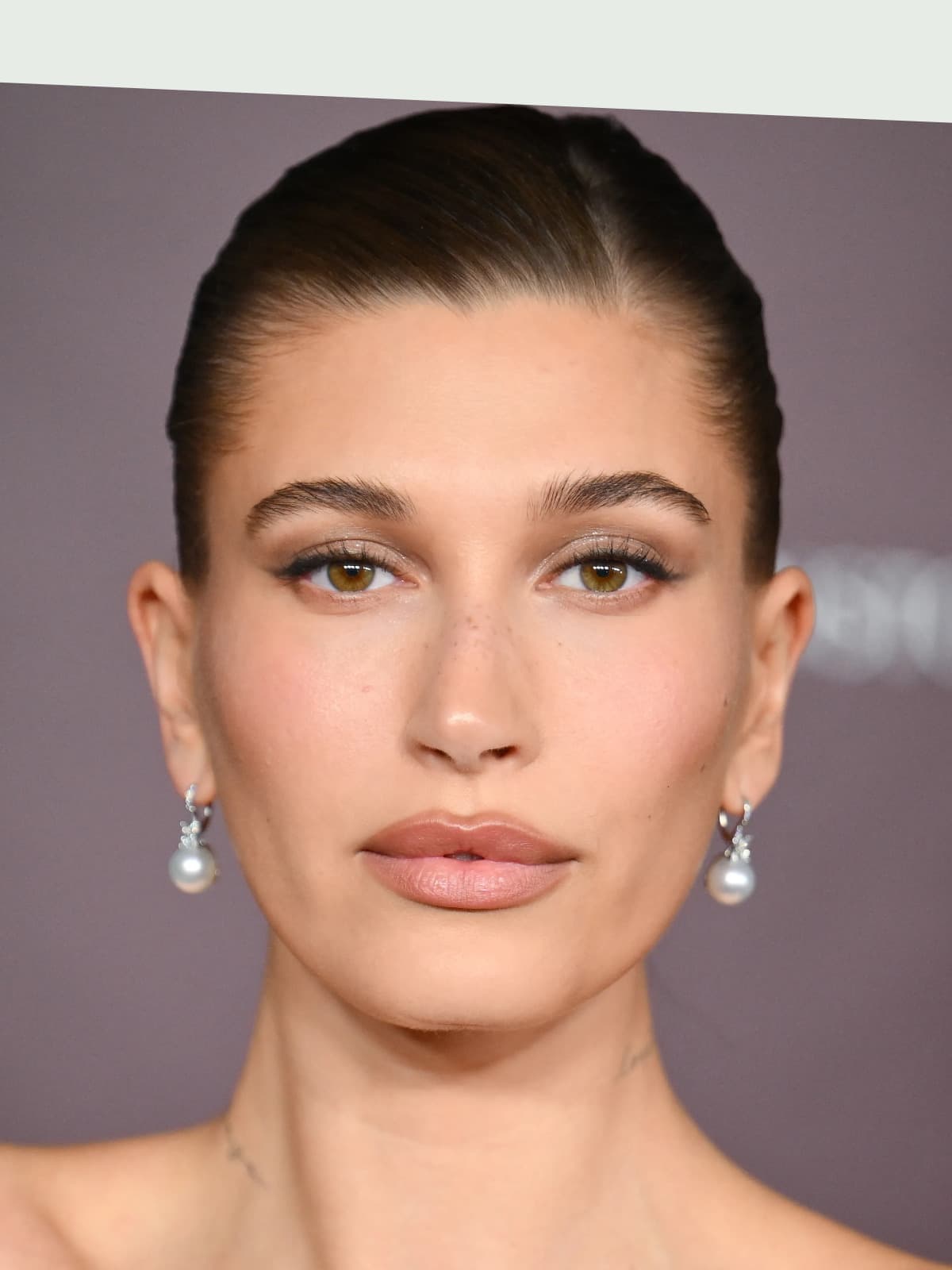 Hailey Bieber front portrait