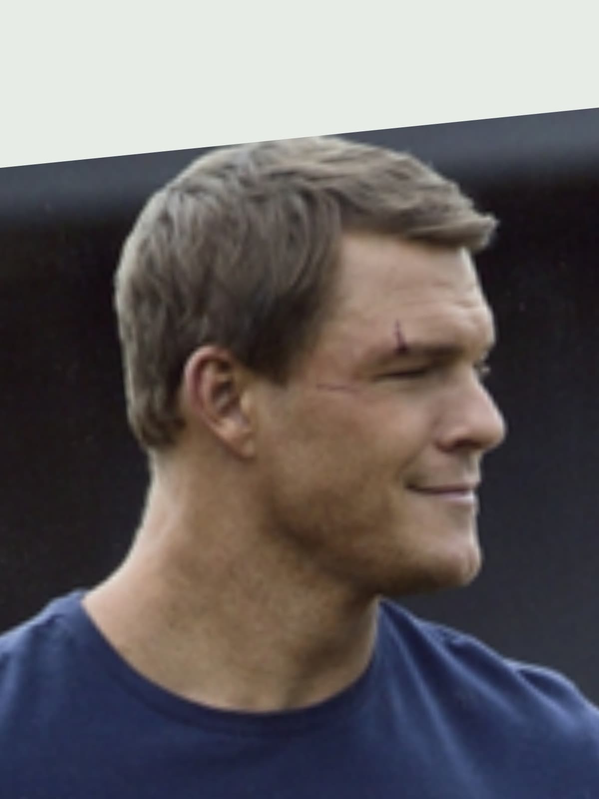 Alan Ritchson side portrait
