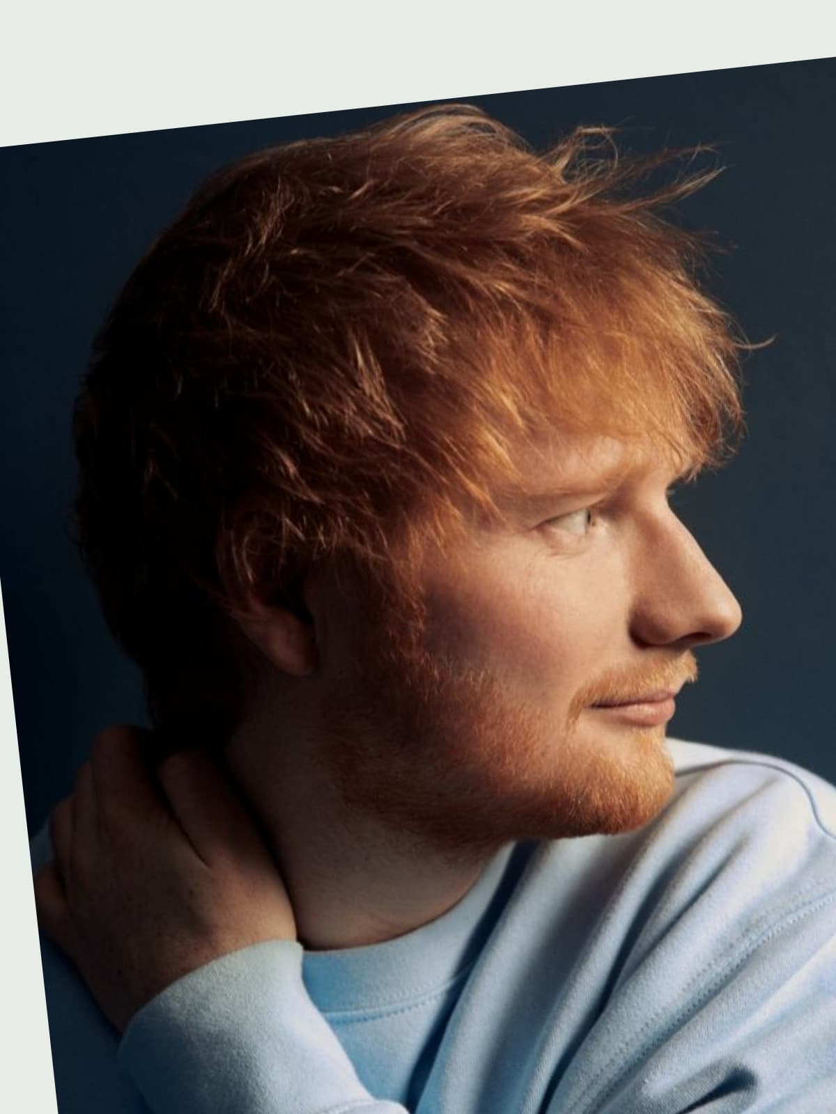 Ed Sheeran side portrait