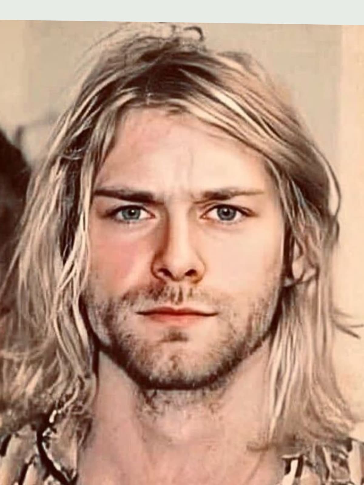 Kurt Cobain front portrait