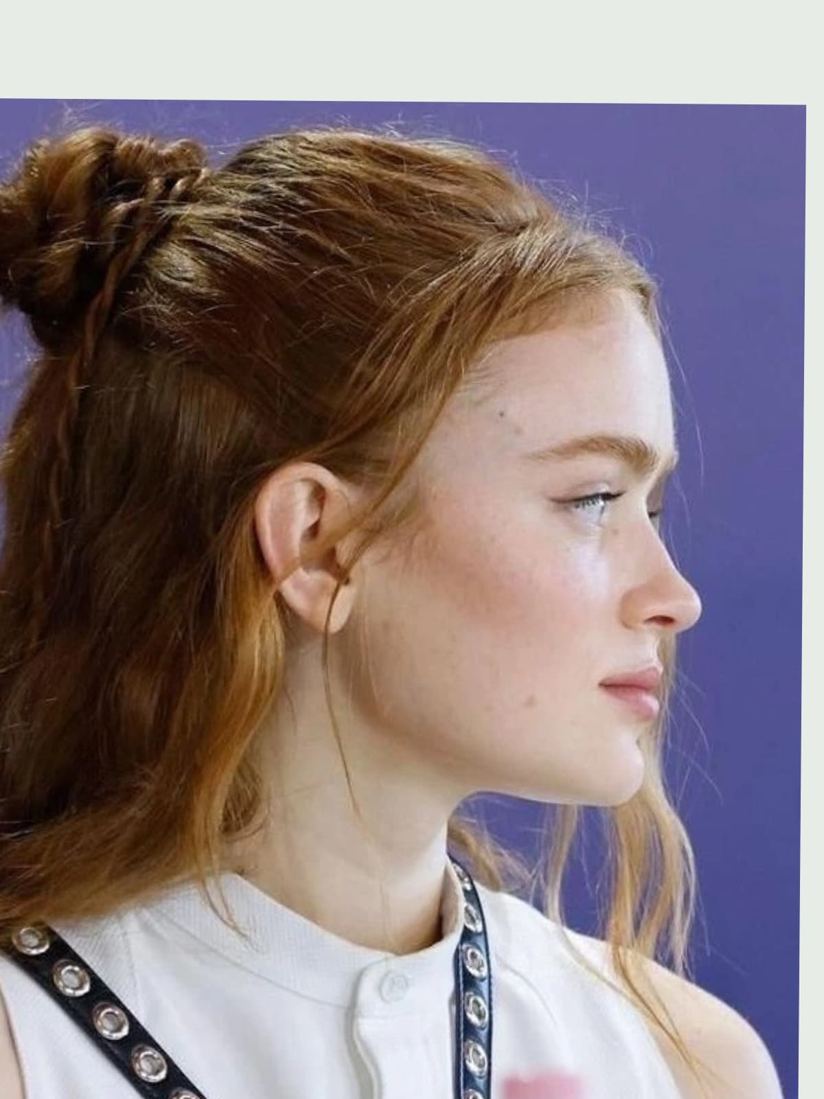 Sadie Sink side portrait