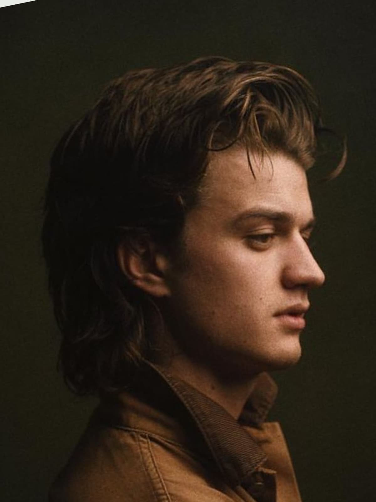 Joe Keery side portrait