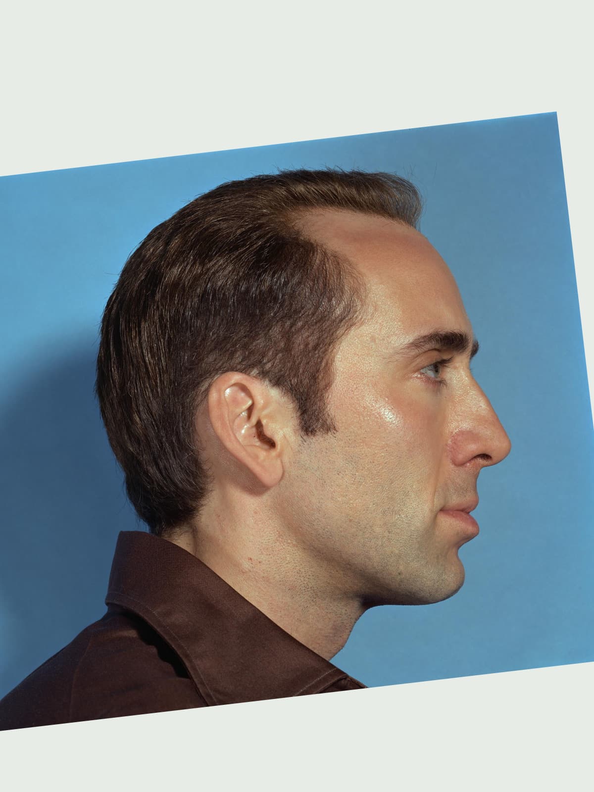 Nicolas Cage side portrait