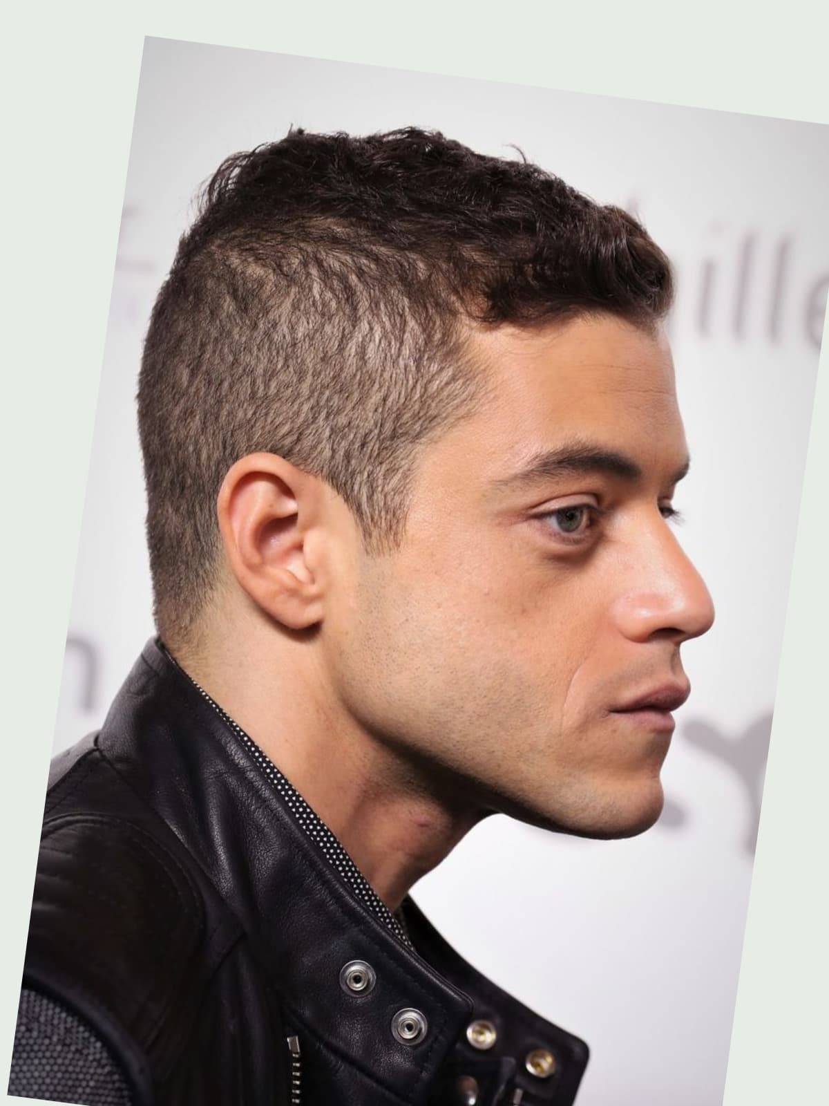 Rami Malek side portrait