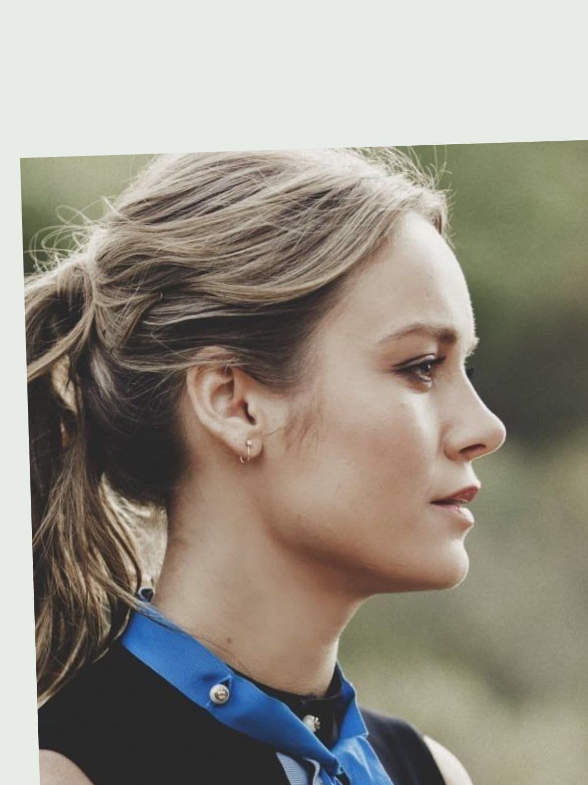 Brie Larson side portrait