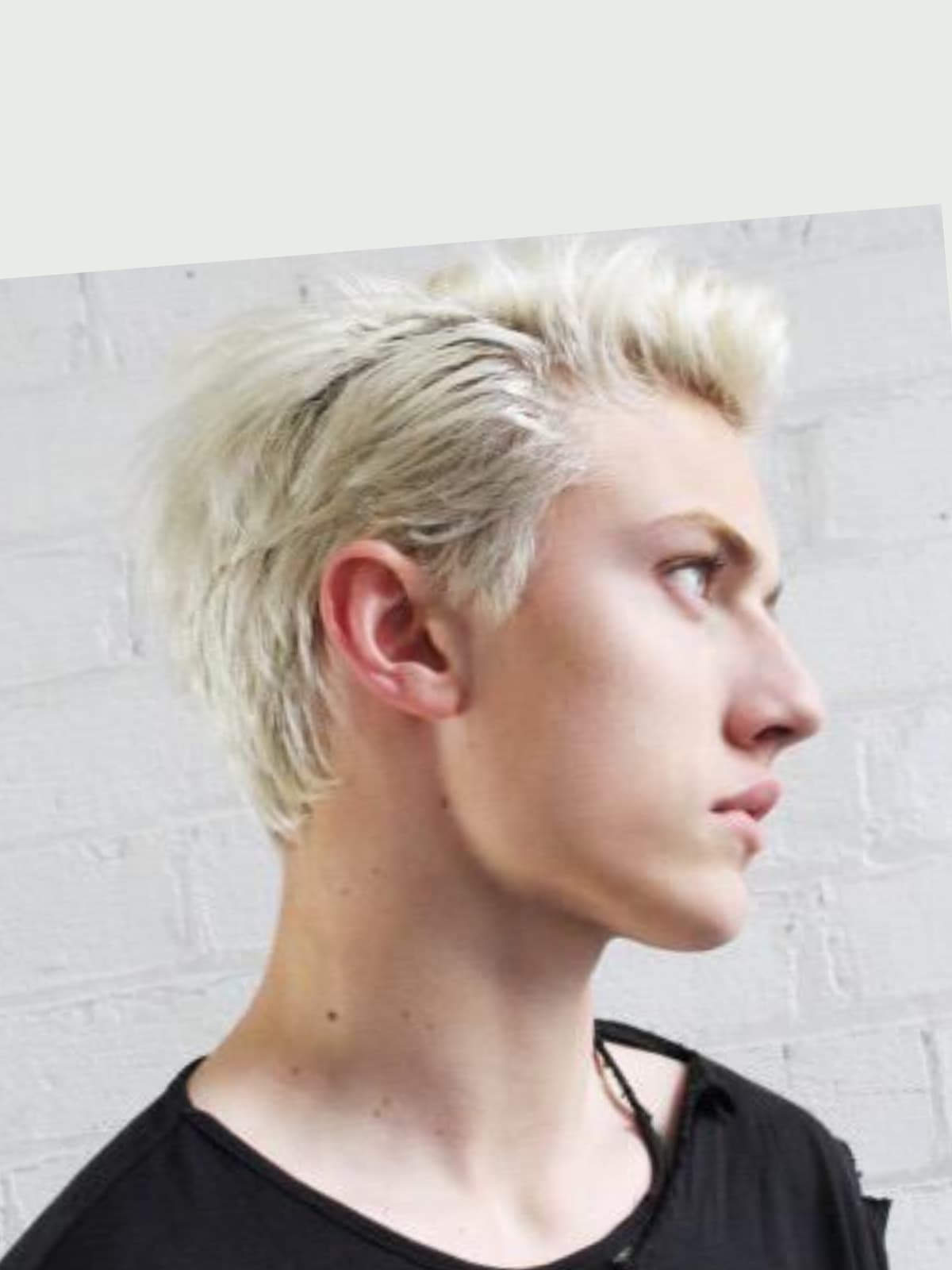 Lucky Blue Smith side portrait