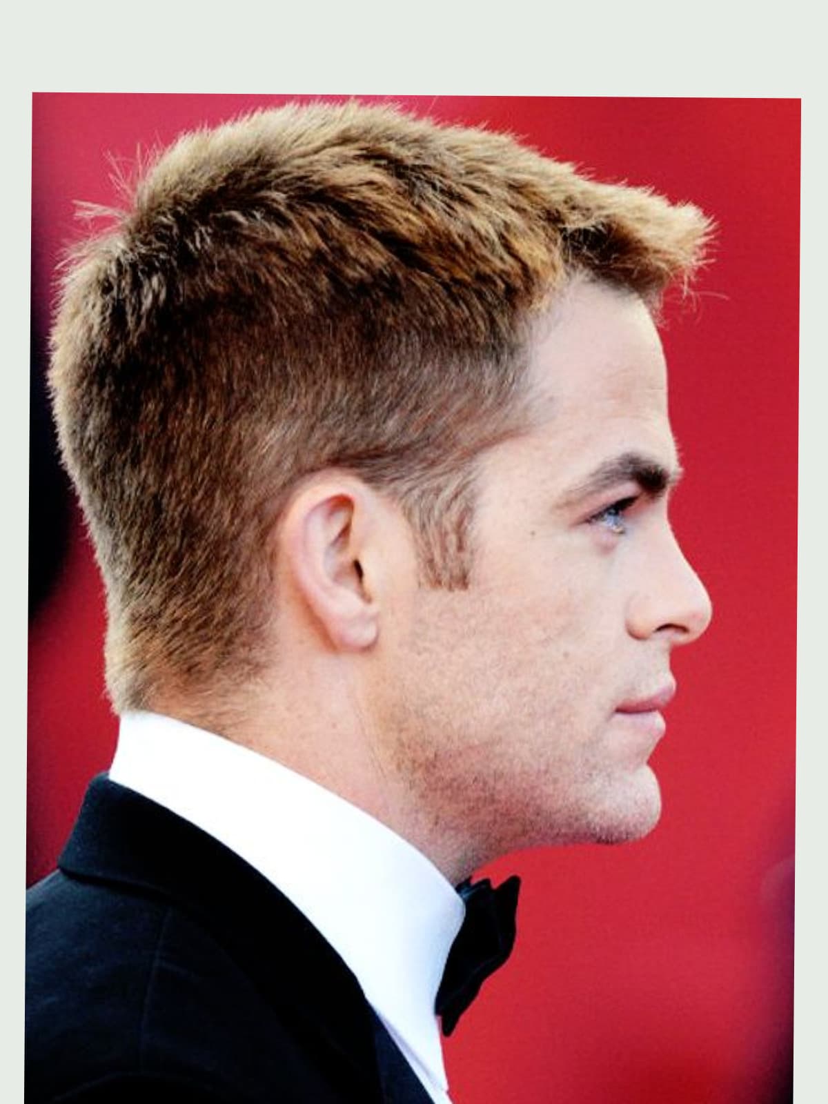 Chris Pine side portrait