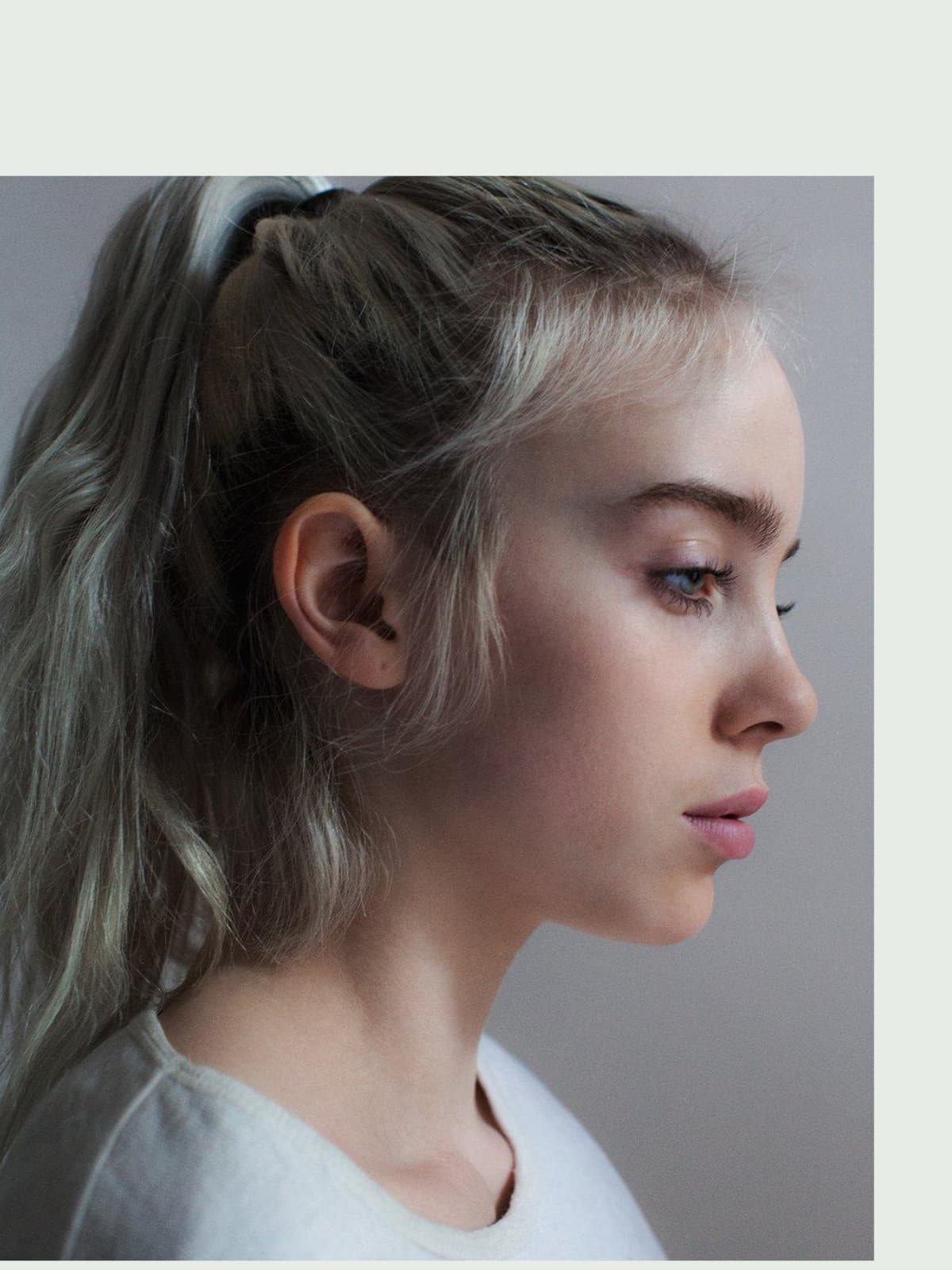 Billie Eilish side portrait