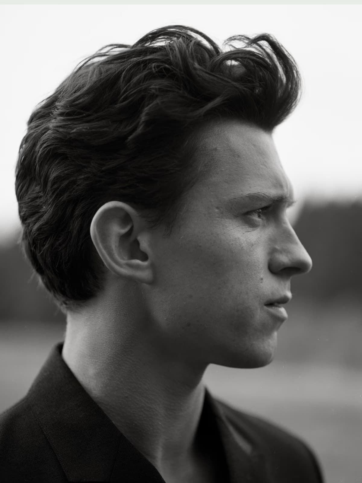 Tom Holland side portrait